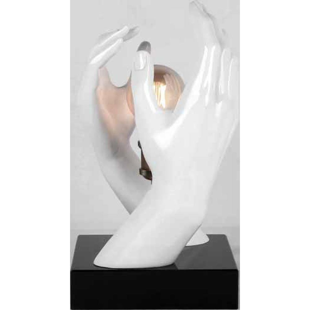 Ambienti Glamour Lampada Mani Bianche 98C172