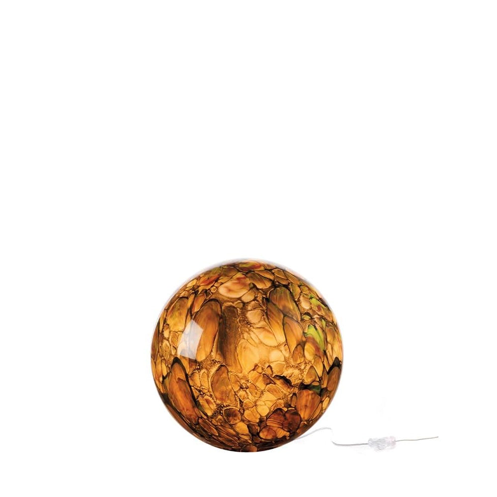 Lampada Sfera in Vetro Cromie Uniche Ethno Chic | L'Oca Nera 1G172