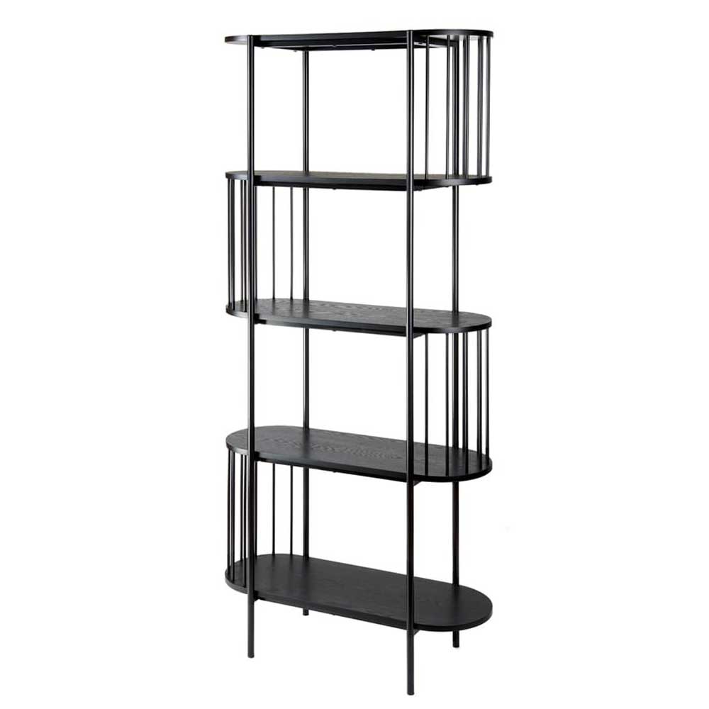 L'Oca Nera Libreria Legno e Metallo 1J197