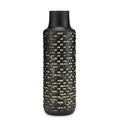 Fade Vaso Mahin Nero Oro 12,5X38,5 cm 58026