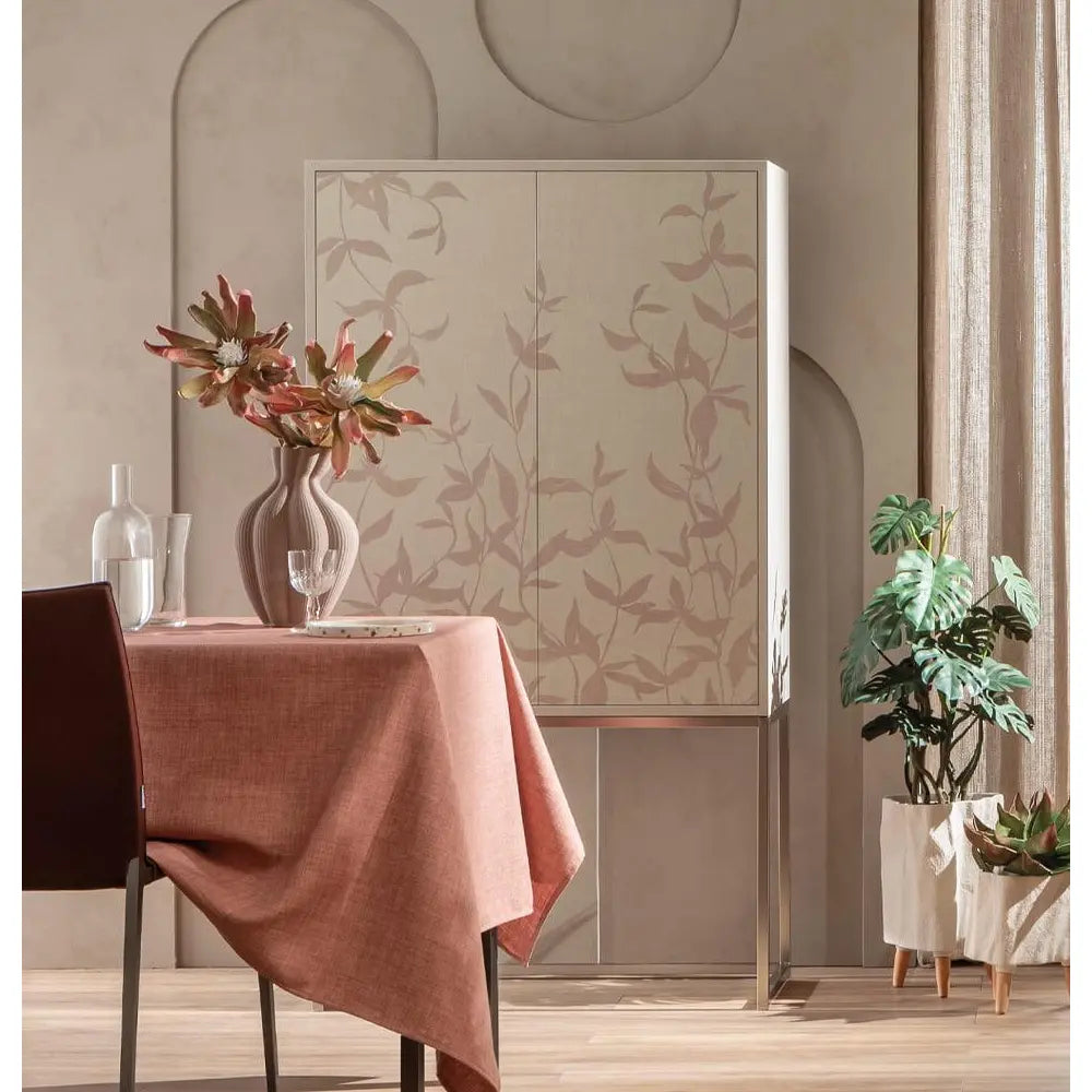 Mobile alto ante decoro ramage Tonalità Neutre | L'Oca Nera