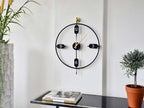 ADM Orologio da Parete in Ferro Nero e Oro Easy Way OW024A