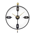 ADM Orologio da Parete in Ferro Nero e Oro Easy Way OW024A