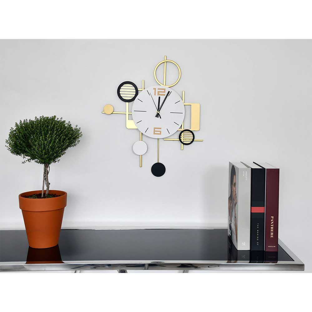 ADM Orologio da Parete Forme Geometriche Square and Circles 1 OW029A