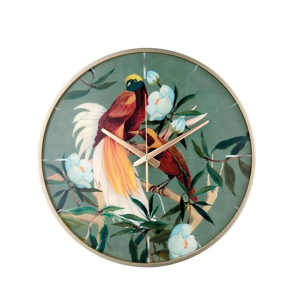 Orologio da Parete Sorong Uccelli del Paradiso | L'Oca Nera