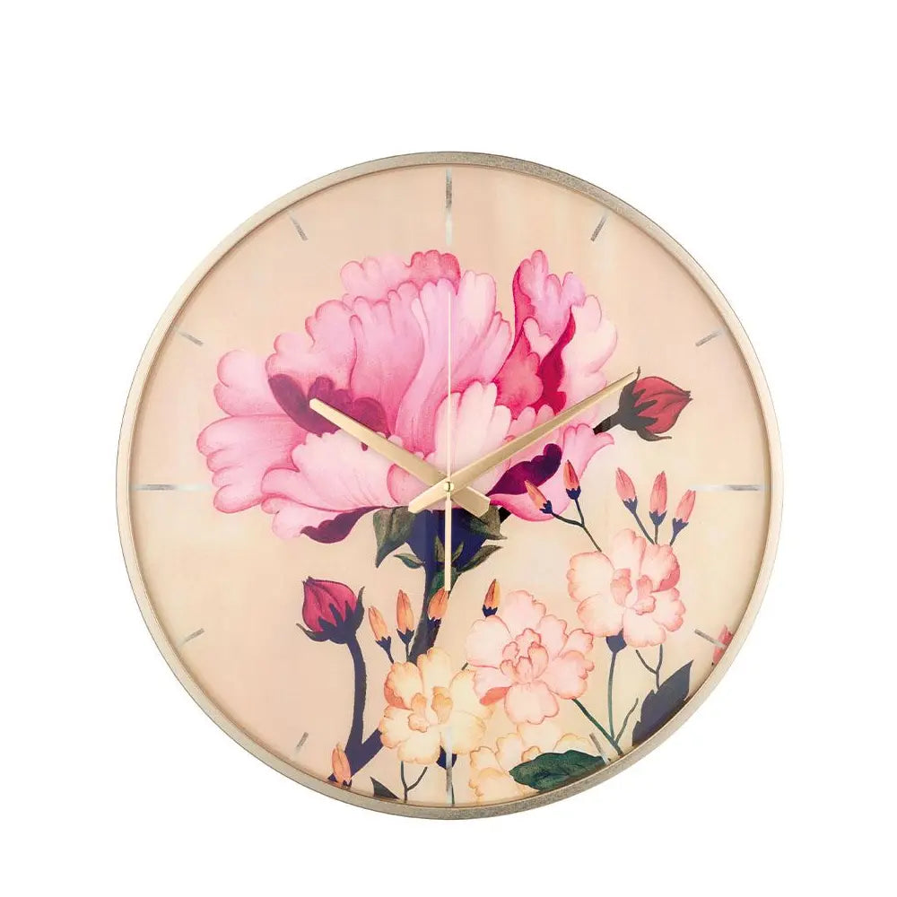 Orologio da Parete Nara Decoro Floreale | L'Oca Nera