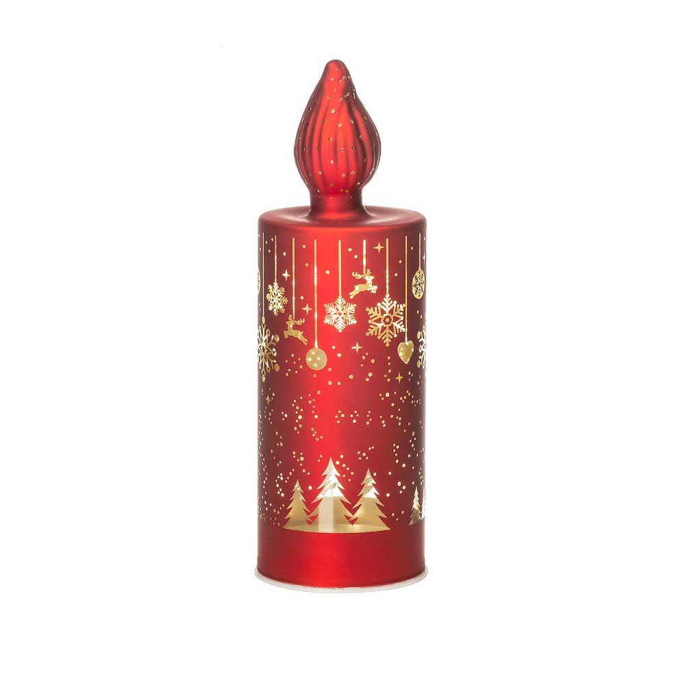 Palais Royal Glass Candle with Led 23288