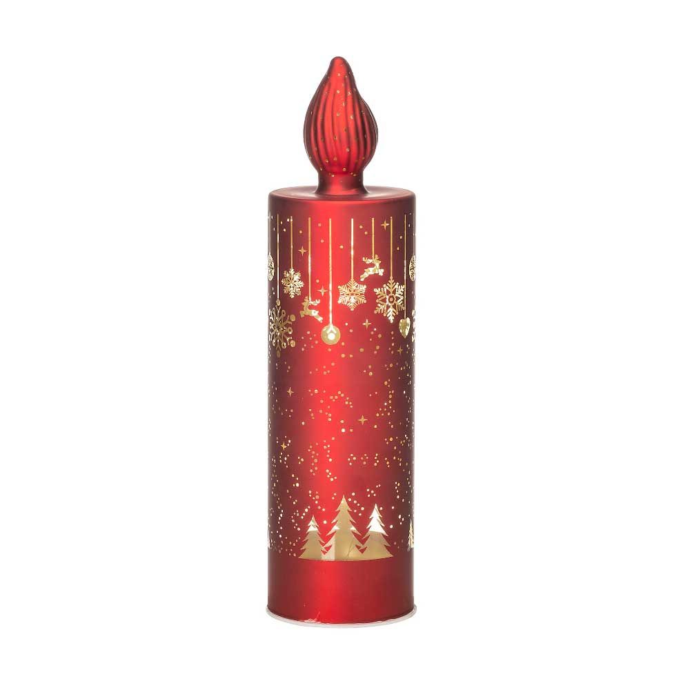Palais Royal Glass Candle with Led 23289