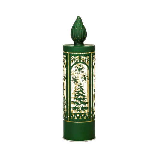 Palais Royal Candela Vetro Verde con Led 23295