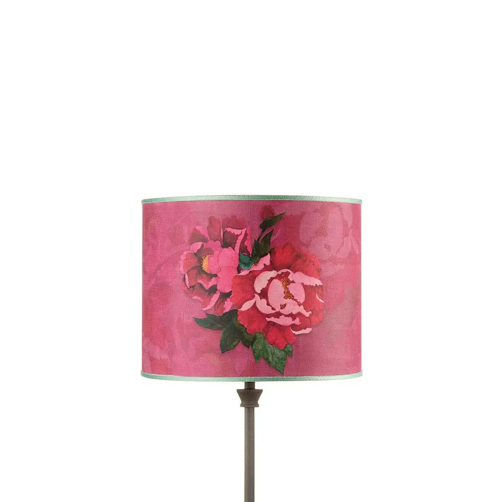 Paralume Cilindrico Tessuto Petali d'Oriente | L'Oca Nera