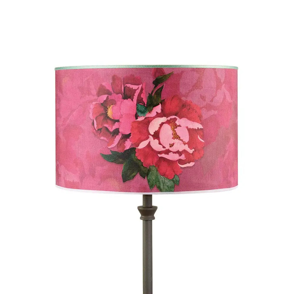 Paralume Cilindrico Tessuto Petali d'Oriente | L'Oca Nera