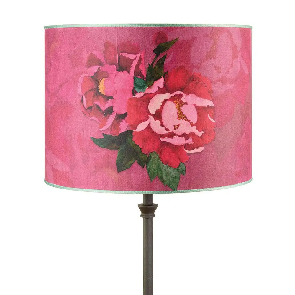 Paralume Cilindrico Tessuto Petali d'Oriente | L'Oca Nera