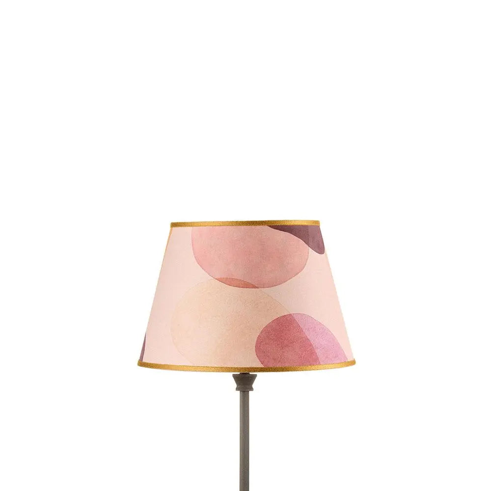 Paralume Conico Tessuto Decoro Astratto Dune di Seta | L'Oca Nera