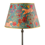 Paralume Conico Tessuto Stampa Tigri Flora Fauna | L'Oca Nera