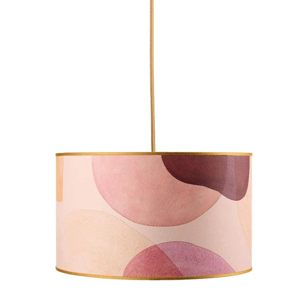 Paralume Sospensione Cilindrico Tessuto Dune di Seta | L'Oca Nera