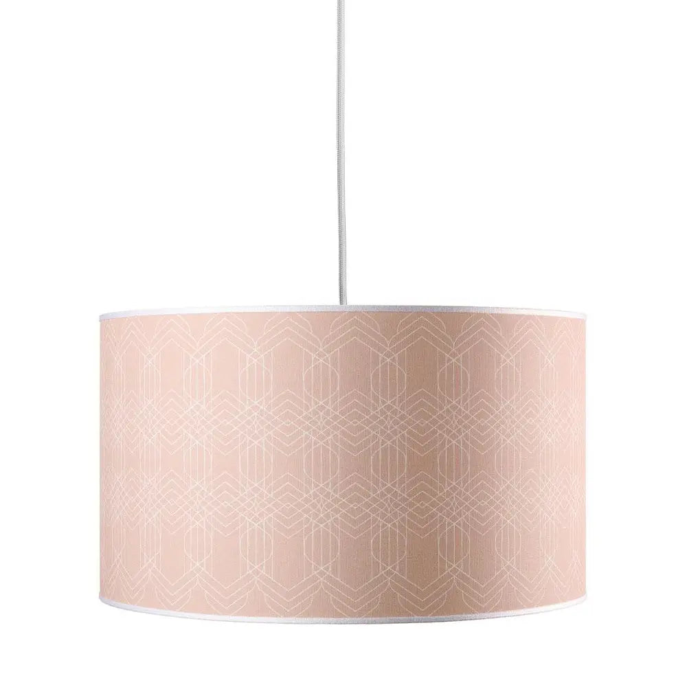 Paralume Sospensione Cilindrico Tessuto Intrecci d'Oriente | L'Oca Nera