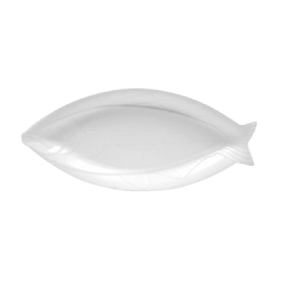 Maxwell & Williams Piatto Pesce Bianco White Basics 41 x 19,5 Cm in Porcellana AA0429