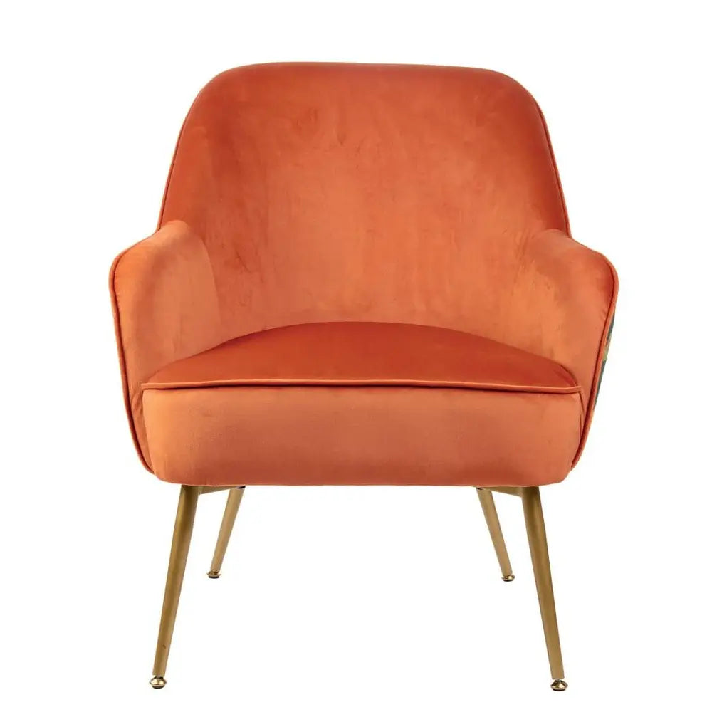 Poltrona Tessuto Decoro Floreale Uccelli | L'Oca Nera