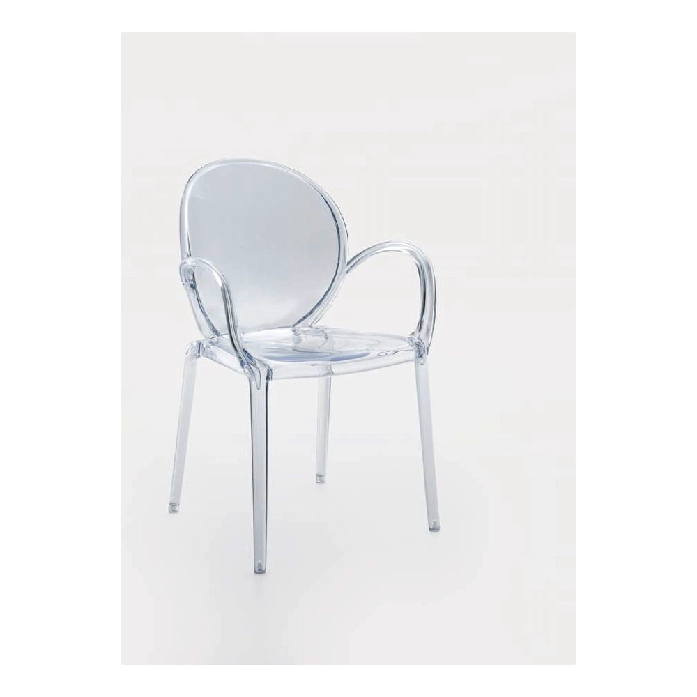 Poltroncina Brisbane 87cm | Trasparente in Policarbonato | Ambienti Glamour