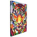 ADM Quadro Tigre Pop Art Multicolore WF057X1