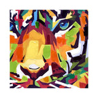 ADM Quadro Tigre Pop Art Multicolore WF057X1