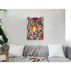 ADM Quadro Tigre Pop Art Multicolore WF057X1