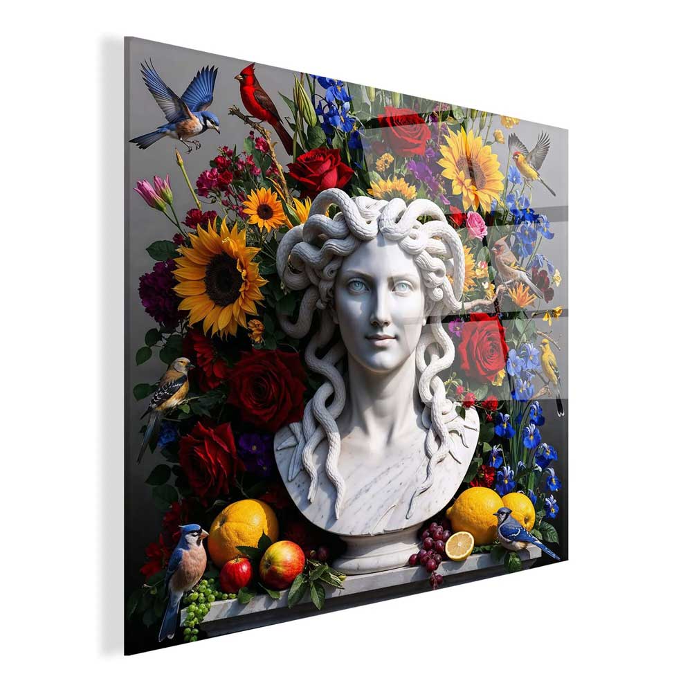 Quadro in Acrilico "Natura Morta con Medusa" | Design Moderno | ADM