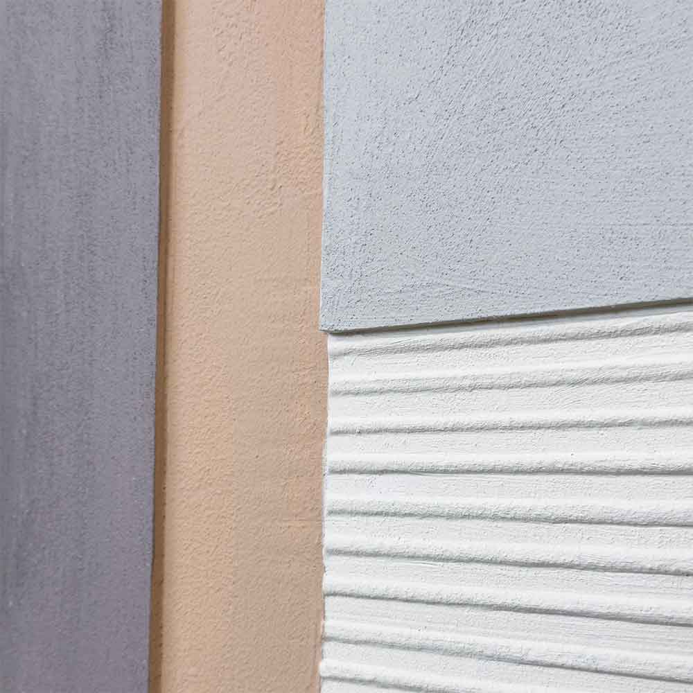 Agave - Peach Fusion: Quadro Astratto Dipinto a Mano Pesca Materico