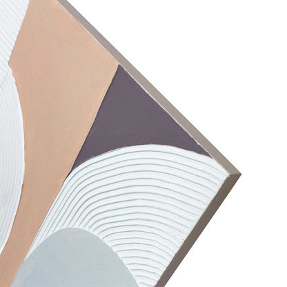 Agave - Peach Fusion: Quadro Astratto Dipinto a Mano Pesca Materico