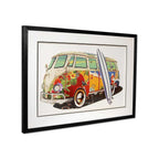 ADM Quadro Collage Volkswagen Van Vintage 2 SA027A1