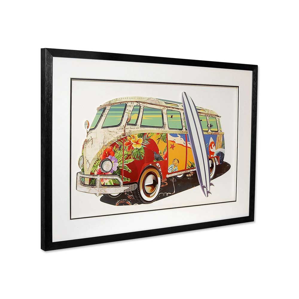 ADM Quadro Collage Volkswagen Van Vintage 2 SA027A1