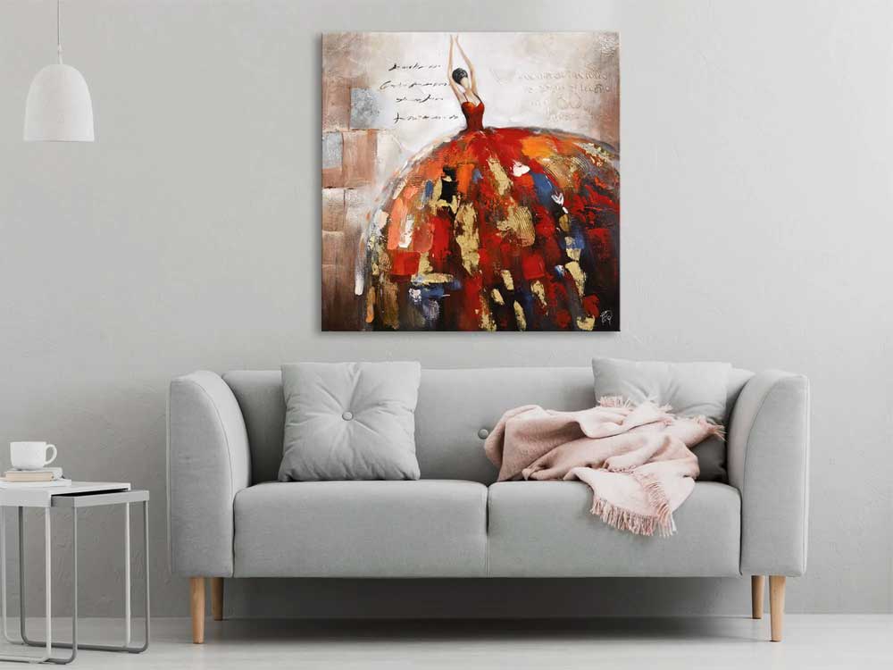 Quadro da Arredo Donna Figurativo | Dettagli Oro | ADM