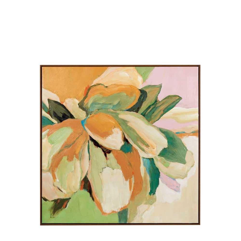 L'Oca Nera Quadro Floreale Impressionista Acrilico su Tela