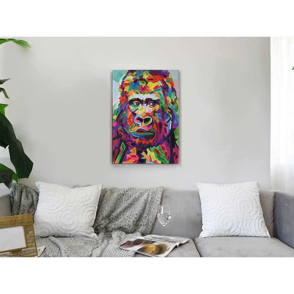 ADM Quadro Orango Pop Art Multicolore WF056X1