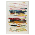 Limen 100x150 Quadro Astratto Moderno Materico con Cornice | Agave