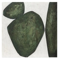 Pebble 100x100 Quadro Astratto Moderno Materico Forme Naturali | Agave
