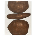 Stone Balance 80x100 Quadro Astratto Moderno Materico Equilibrio | Agave