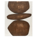 Stone Balance 80x100 Quadro Astratto Moderno Materico Equilibrio | Agave
