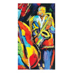 Quadro Blue Note Jazz Band 150x100cm | Olio Acrilico | Ambienti Glamour