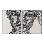Adm Quadro Volti Geometrici SA001X1