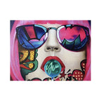 ADM Quadro Volto di Donna Pop Art 1 SA002X1