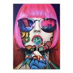 ADM Quadro Volto di Donna Pop Art 1 SA002X1