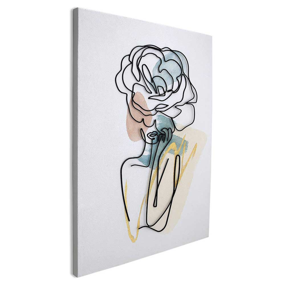 ADM Quadro Donna Fiore di Rosa A004X1