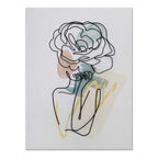 ADM Quadro Donna Fiore di Rosa A004X1