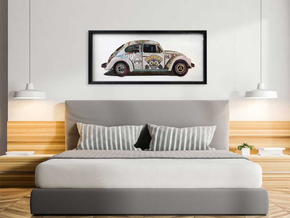 ADM Quadro Collage Maggiolone Volkswagen SA011A1
