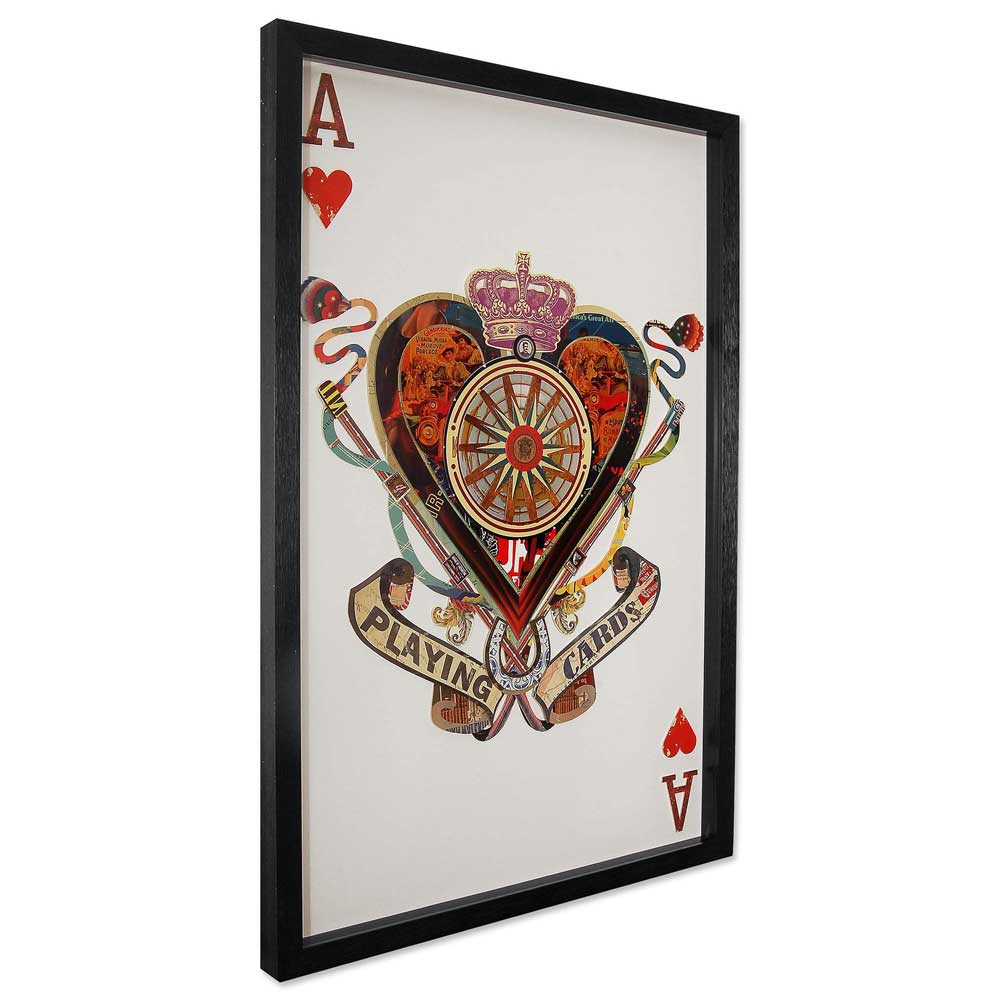 ADM Quadro 3D Asso di Cuori SA016A1