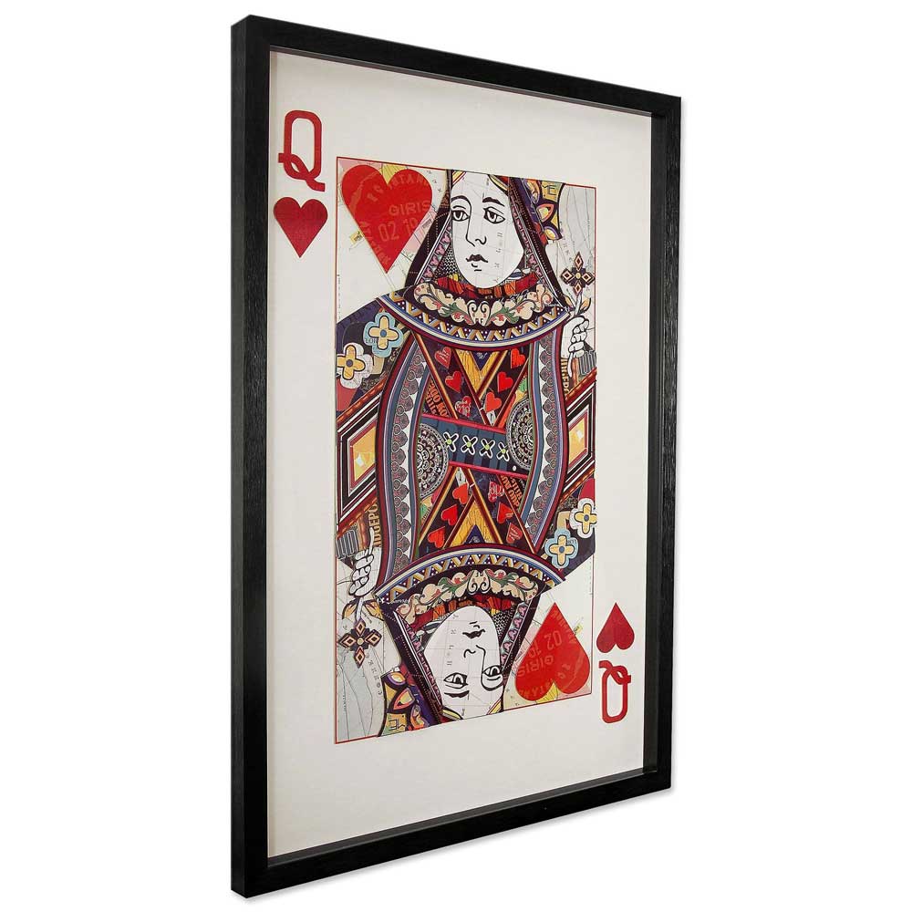 ADM Quadro 3D Donna di Cuori SA019A1