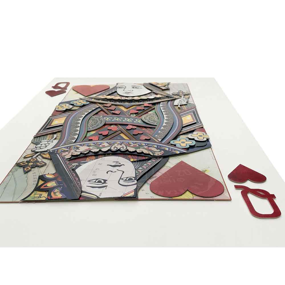 ADM Quadro 3D Donna di Cuori SA019A1