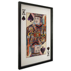 ADM Quadro collage Re di Picche SA021A1