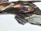 ADM Quadro Collage Dobermann con Pistola in Bocca SA034A1